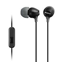 Sony Audífonos In Ear con Micrófono MDR-EX15AP Negro